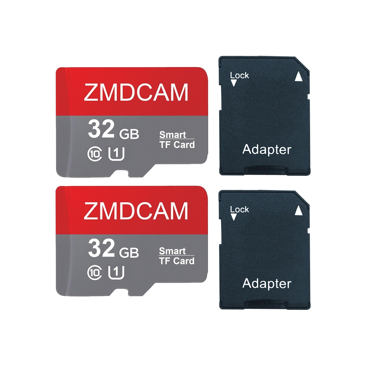 2 Pack 32GB Micro SD Card, High-Speed Micro SD Card-1 2 Pack 32GB Micro SD Card, High-Speed Micro SD Card - Image 1