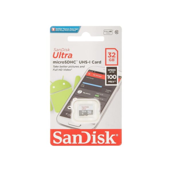 SanDisk Ultra microSDHC 32GB 100MB/s Class 10 UHS-I