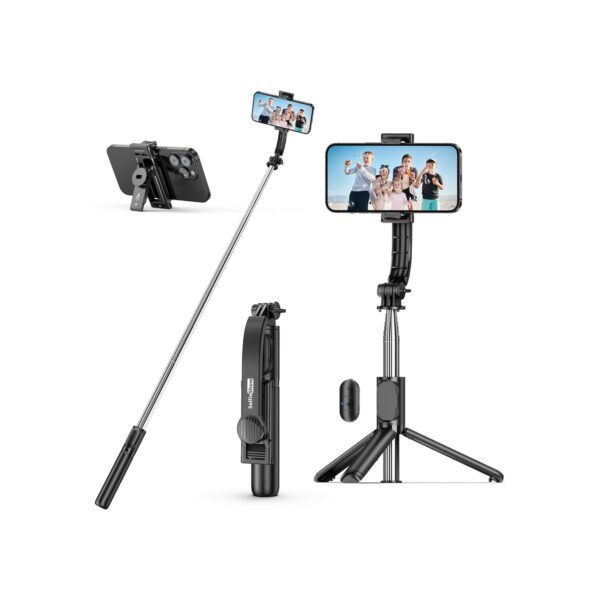 SelfieShow Selfie Stick, Extendable Selfie Stick Tripod with Wireless Remote and