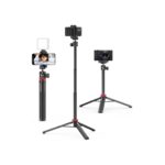 ULANZI MT-44 Auto Open Phone Tripod, 59" Extendable Selfie Stick Vlog Stand