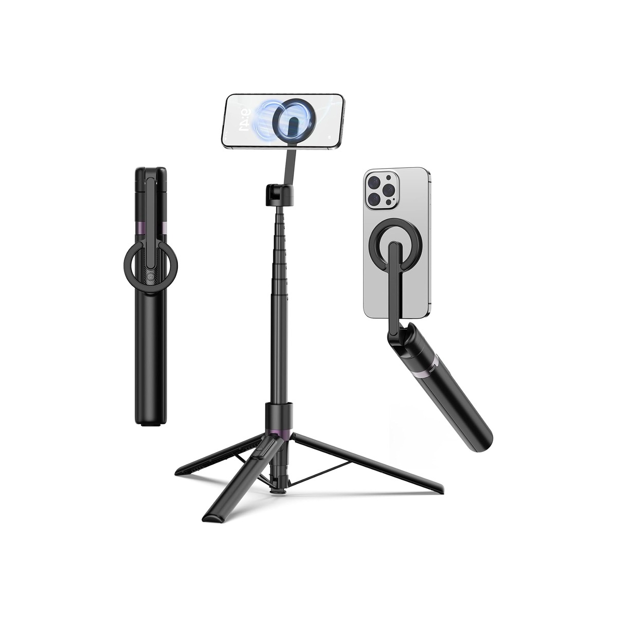 TONEOF 68" Magnetic Selfie Stick Tripod with Aluminum Strong (B0F21QKCHB)-1 TONEOF 68" Magnetic Selfie Stick Tripod with Aluminum Strong (B0F21QKCHB) - Image 1