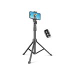 SENSYNE 62" Phone Tripod for iPhone, Extendable Selfie Stick Tripod Stand with