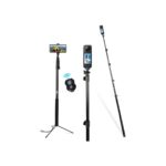 BMZX 118" Long Selfie Stick Tripod for iPhone & Android (29 to 118")