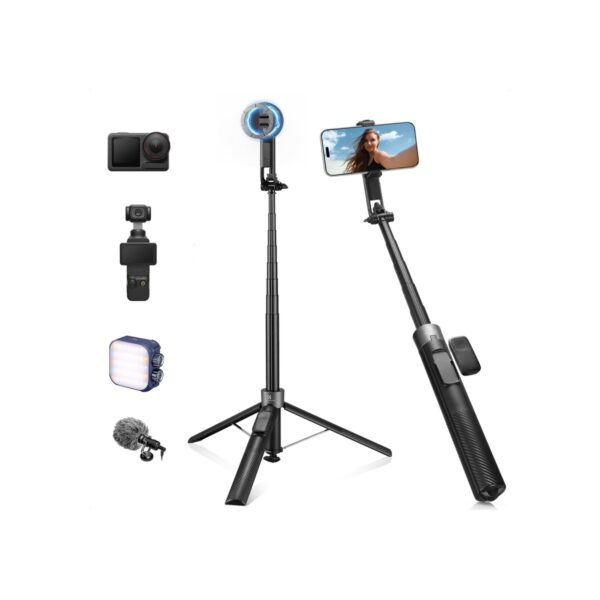 K&F CONCEPT 72" Selfie Stick for iPhone, Phone Tripod