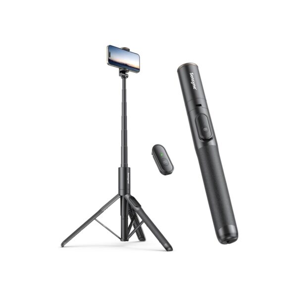 Sensyne 60" Phone Tripod - Selfie Stick, Lightweight All in One Phone Tripod