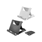 POQOD 2 Pack Cell Phone Stand, Foldable Phone Holder for Desk Compatible with