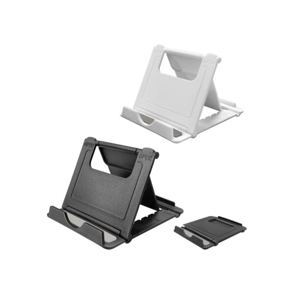POQOD 2 Pack Cell Phone Stand, Foldable Phone Holder for Desk Compatible with