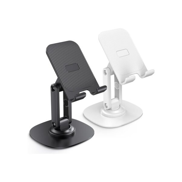 OMOTON Cell Phone Stand for Desk, 2 Pack Adjustable Foldable Phone Holder