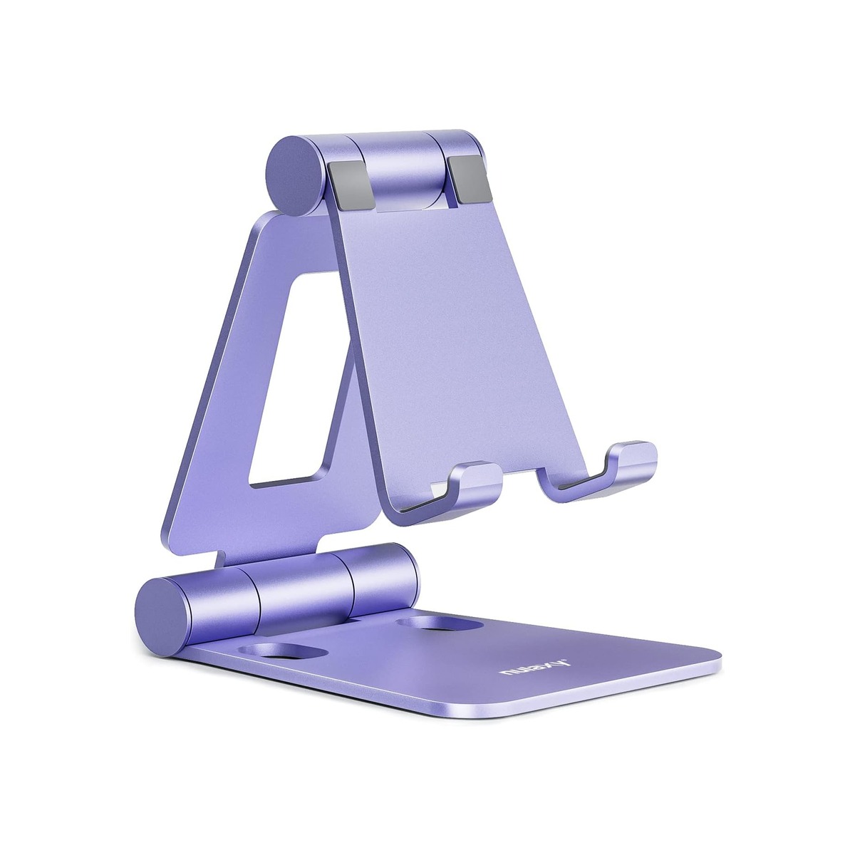 Nulaxy Dual Folding Cell Phone Stand (B0BTBK7DRL)-1 Nulaxy Dual Folding Cell Phone Stand (B0BTBK7DRL) - Image 1