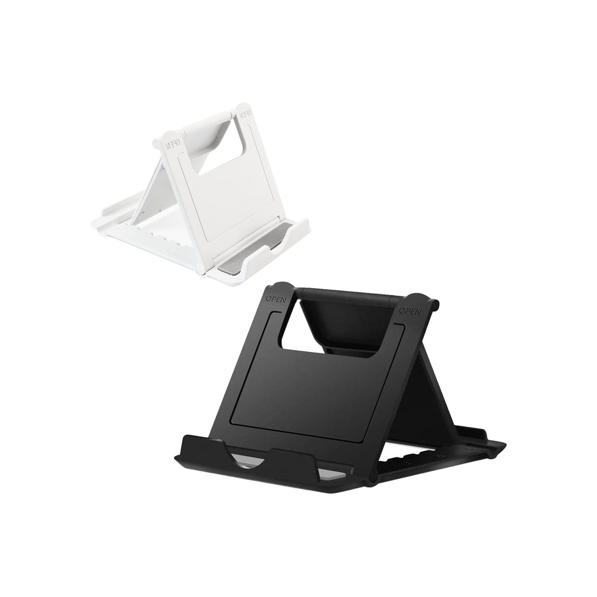 Kemoxan 2 Pack Portable Cell Phone Stand Holder for Desk-1 Kemoxan 2 Pack Portable Cell Phone Stand Holder for Desk - Image 1