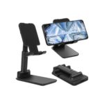 Cell Phone Stand for Desk, Angle & Height Adjustable Phone Holder, (Black)