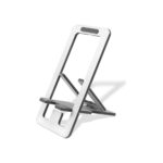 Foldable Aluminum Phone Stand – Adjustable Desk Holder for Travel & Office