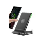 INIU Wireless Charger, 15W Fast Wireless Charging Station with Sleep-Friendly