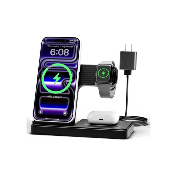 GETPALS Wireless Charger iPhone Charging Station for Apple Multiple Devices