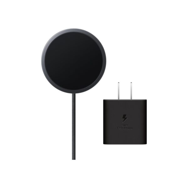 Samsung Galaxy Magnet Wireless Charger with 45W Power Adapter, Dark Gray