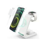 3 in 1 Wireless Charging Station, 2026 Upgraded Fast Desk Charger Station for