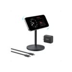 Anker MagSafe Charger, MagGo Qi2 15W 360-Degree Wireless Charger Stand