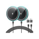 Wireless Charger 2Pack 6FT Samsung Magnetic Wireless Charger Fast Charging Pad
