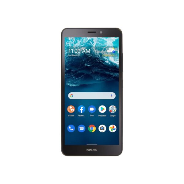 Tracfone Nokia C100, 32GB, Blue - Prepaid Smartphone (Locked)