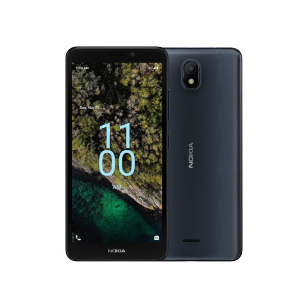 Nokia C100 | Android 12 | Unlocked Smartphone | All Day Battery | 2GB RAM | 32GB