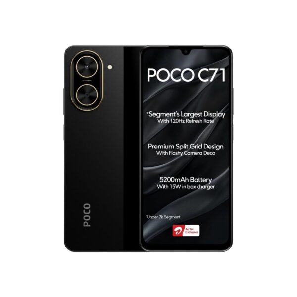 Poco C71 4G LTE (for Tmobile Mint Tello & Global) (128GB + 4GB) 32MP Dual Camera