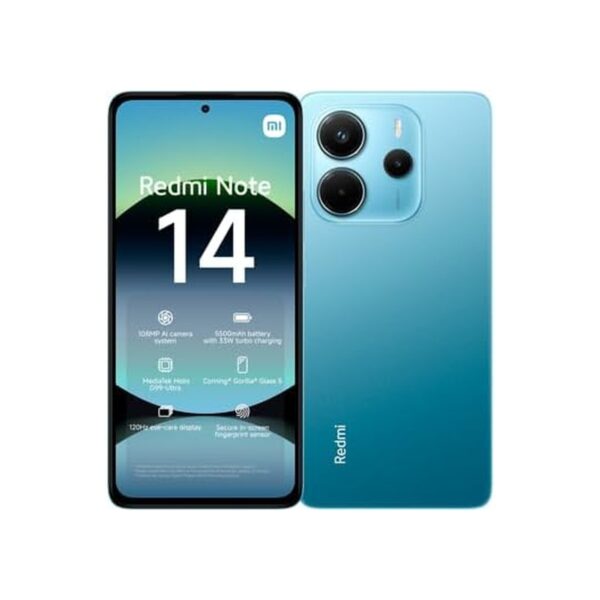 XIAOMI Redmi Note 14 4G LTE (for Tmobile Mint Tello Global) (128GB + 6GB) 6.67"