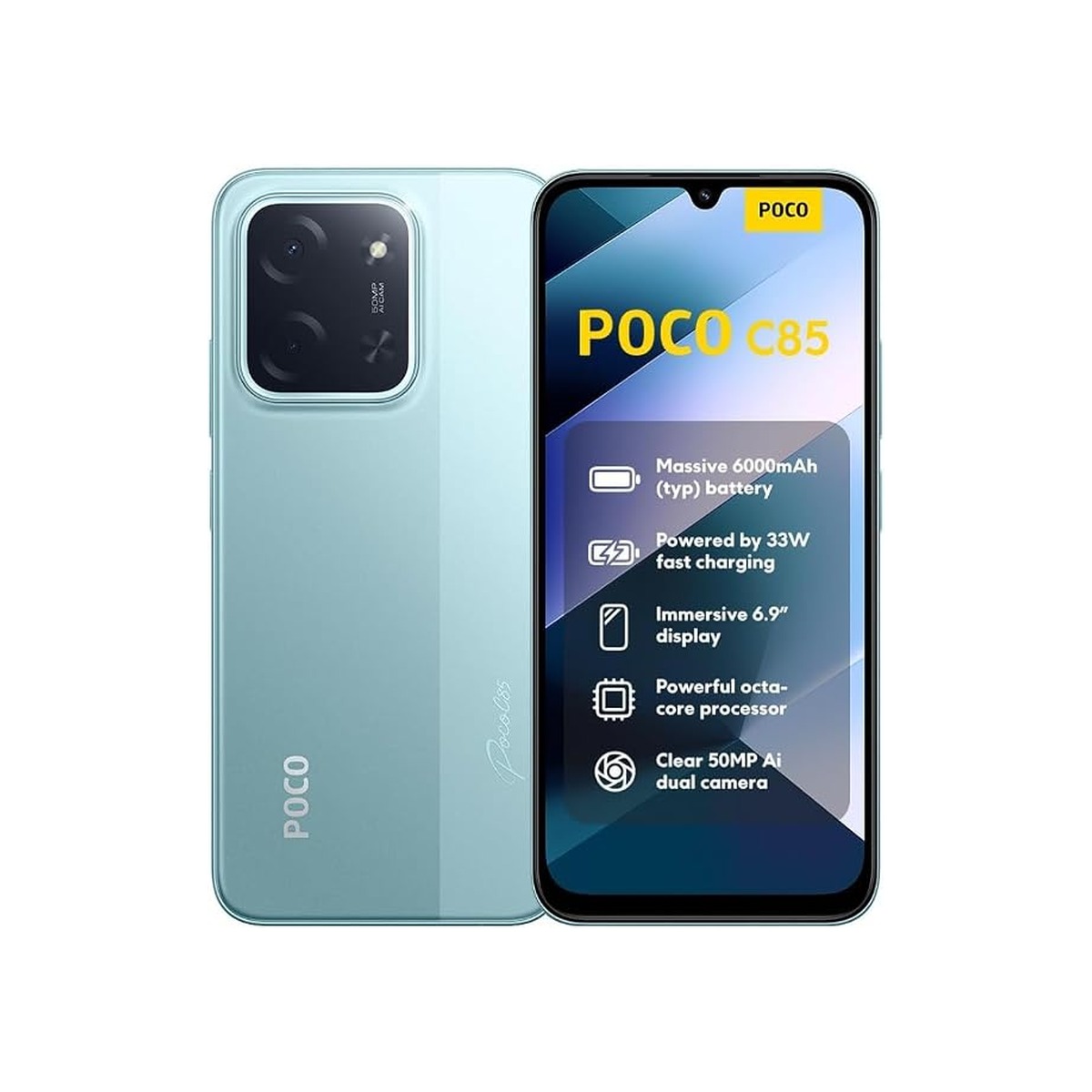 Xiaomi Poco C85 4G LTE (Compatible with Tmobile Tello Mint & Global) (128GB +-1 Xiaomi Poco C85 4G LTE (Compatible with Tmobile Tello Mint & Global) (128GB + - Image 1