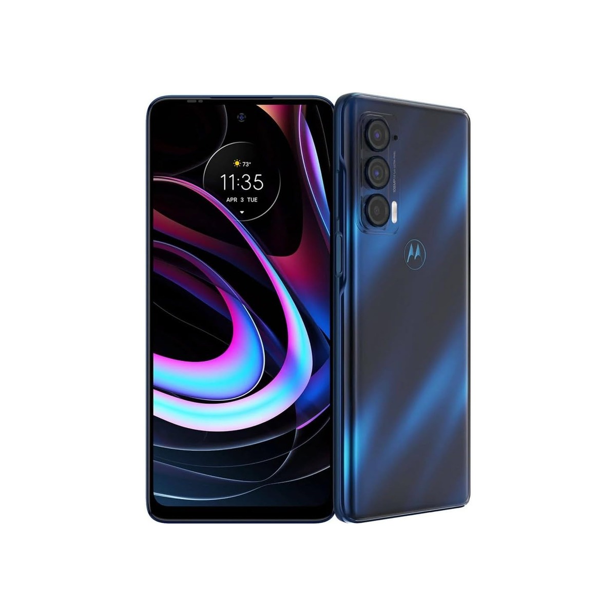 Motorola Moto Edge 2021, 256GB + 8GB RAM, Nebula Blue - Unlocked (Renewed)-1 Motorola Moto Edge 2021, 256GB + 8GB RAM, Nebula Blue - Unlocked (Renewed) - Image 1