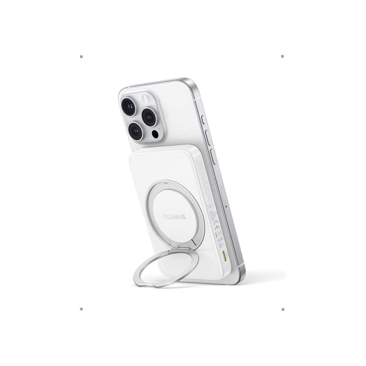 Baseus PicoGo Magnetic Power Bank, Qi2 Certified 15W Ultra-Fast Wireless-1 Baseus PicoGo Magnetic Power Bank, Qi2 Certified 15W Ultra-Fast Wireless - Image 1