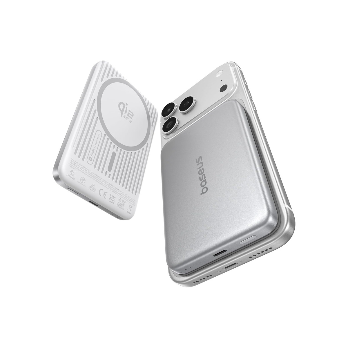 Baseus Picogo AM71 Ultra Slim 10000mAh Qi2.2 Power Bank, 25W Wireless-1 Baseus Picogo AM71 Ultra Slim 10000mAh Qi2.2 Power Bank, 25W Wireless - Image 1