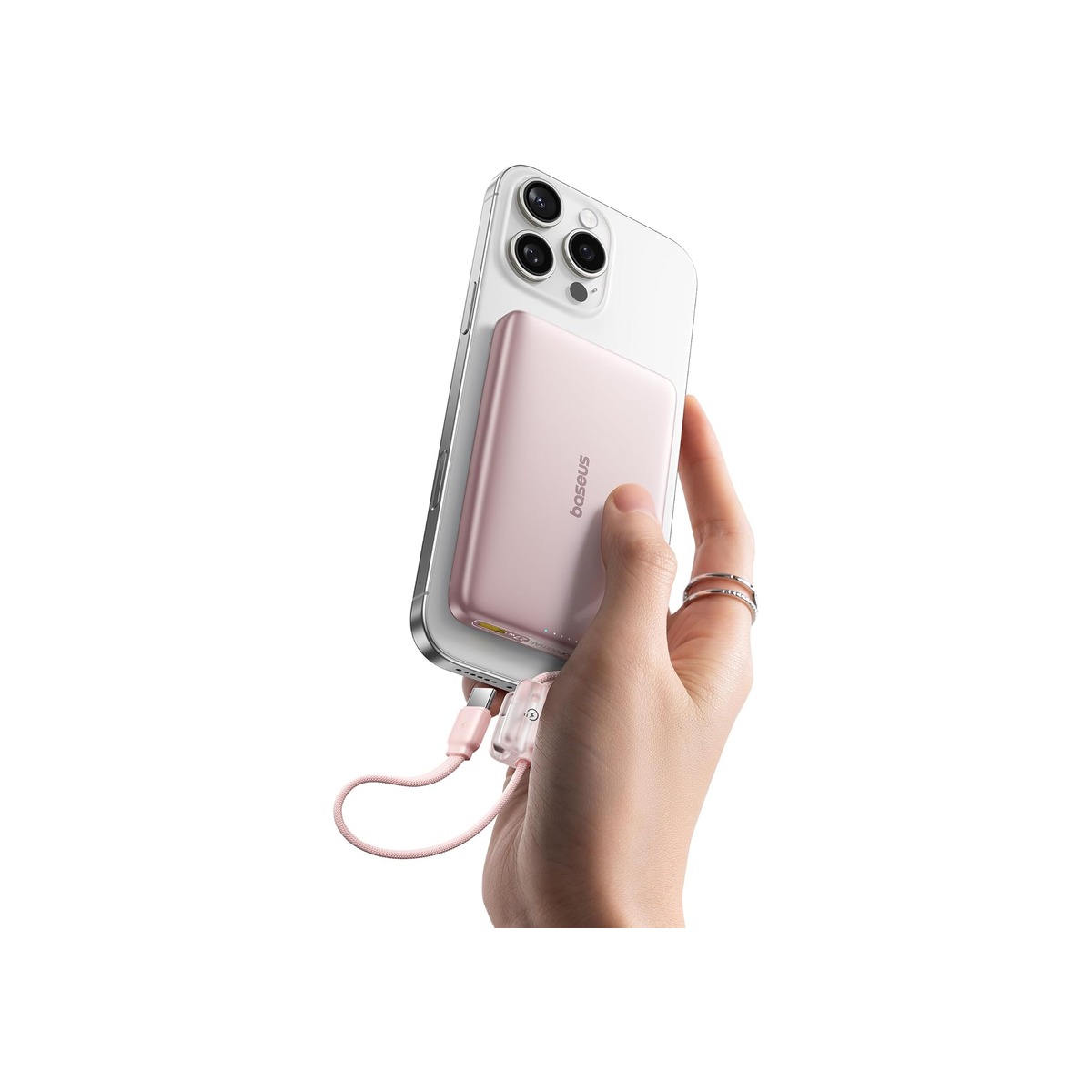 Baseus Picogo Qi2 15W Magsafe Portable Charger-1 Baseus Picogo Qi2 15W Magsafe Portable Charger - Image 1
