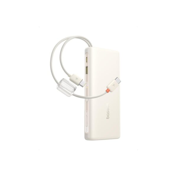 Baseus Portable Charger with Built in Cable, 100W Laptop Power Bank 20000mAh