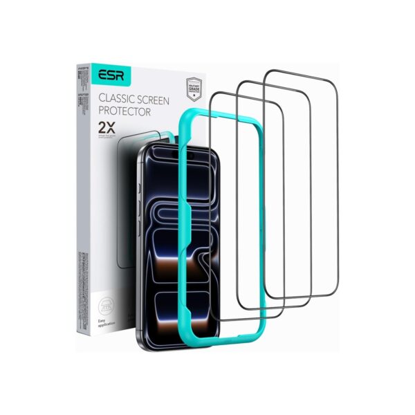 ESR 3 Pack for iPhone 17/iPhone 16 Pro Screen Protector
