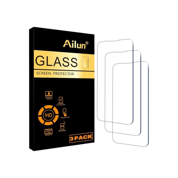 Ailun Screen Protector for iPhone 14 / iPhone 14 Pro, 3 Pack
