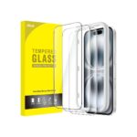 JETech Screen Protector for iPhone 16, 3-Pack