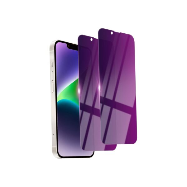 2 Pack Privacy Screen Protector for iPhone 13 Pro Max/14 Plus Tempered Glass