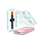Spigen GlasTR EZ FIT Screen Protector for iPhone 17e, 16e, 14, 13 Pro, 13