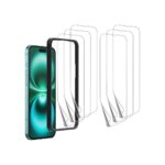 6 Pack Plastic Screen Protector Compatible for iPhone 16 Plus / 15 Plus 6.7-Inch