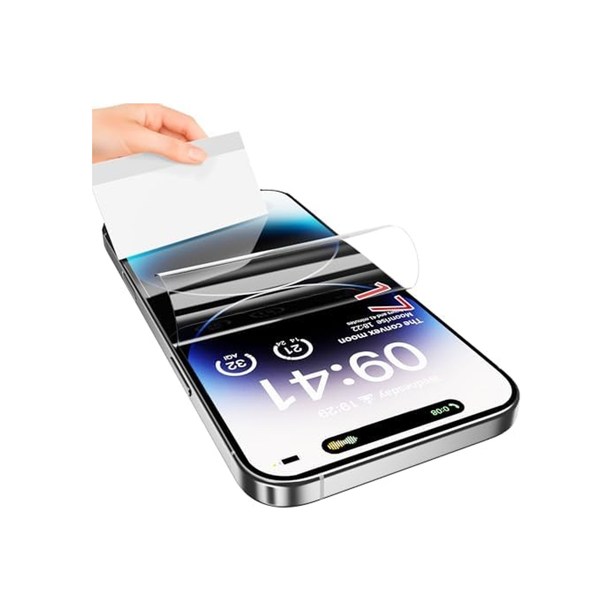 3 Pack for iPhone 17 TPU Films Screen Protectors, Fingerprint Unlock, HD Clear-1 3 Pack for iPhone 17 TPU Films Screen Protectors, Fingerprint Unlock, HD Clear - Image 1