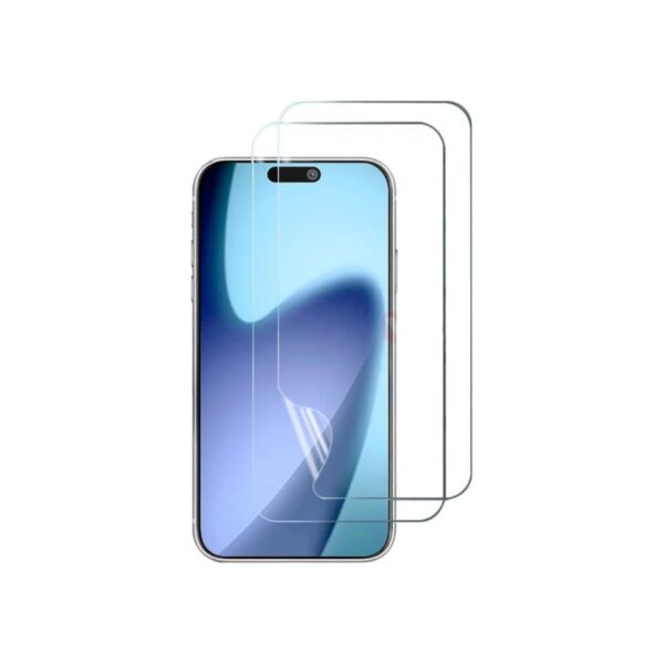 2pcs High Sensitive Hydrogel film Compatible with iPhone 17 6.3" Transparent