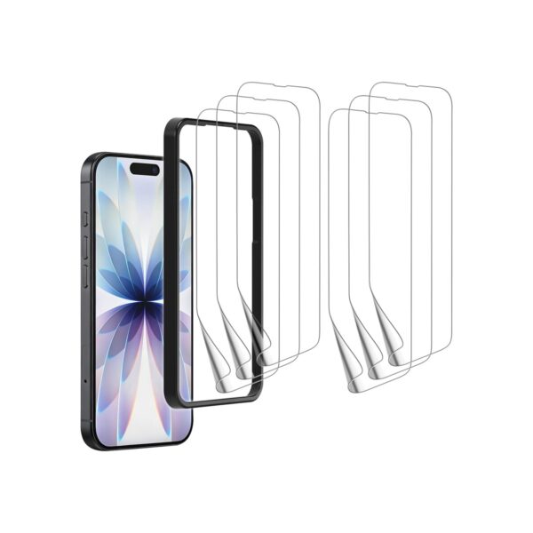 6 Pack Plastic Screen Protector Compatible for iPhone 17 6.3 inch 2025
