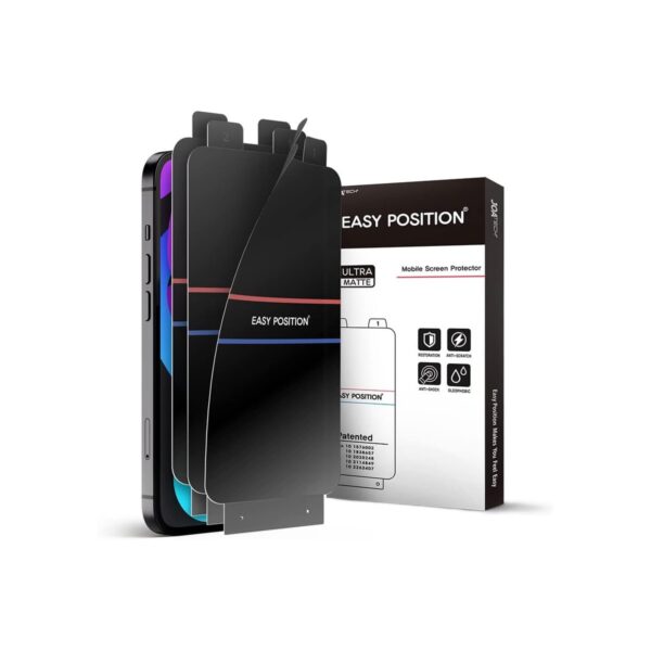 Screen Protector Film (3-Pack) for iPhone 14/13/ 13 Pro, [Matte] Anti Glare