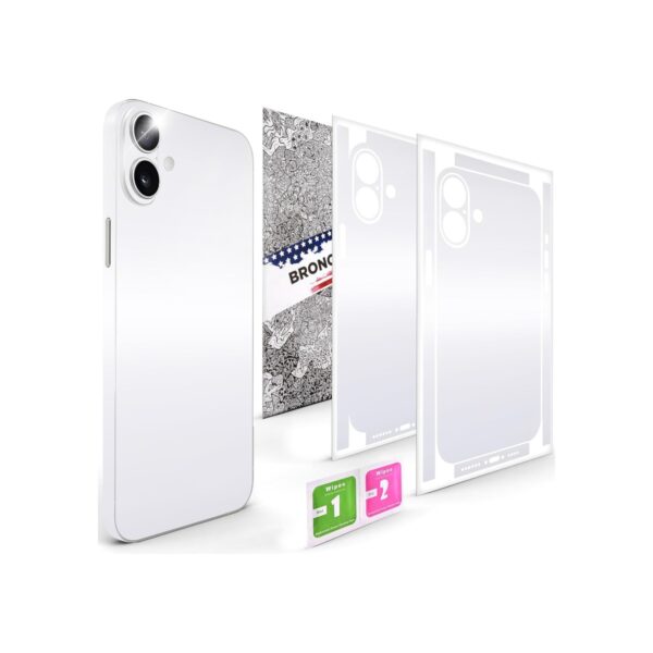 2Pcs Skin Wrap Compatible for iPhone 16 Plus – Slim Decal Vinyl Protective Film