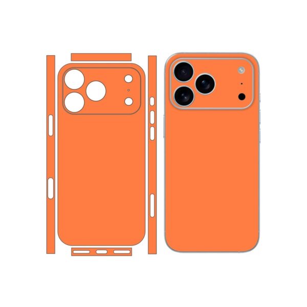 2 Pack Protective Films Compatible with iPhone 17 Pro (Orange)