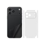 2 Pack for iPhone 17 Pro Skin Wrap Using 3M Transparent Matte Carbon Fiber