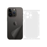 2 Pack for iPhone 16 Pro Max Skin Wrap Transparent Matte for Back for Back Side