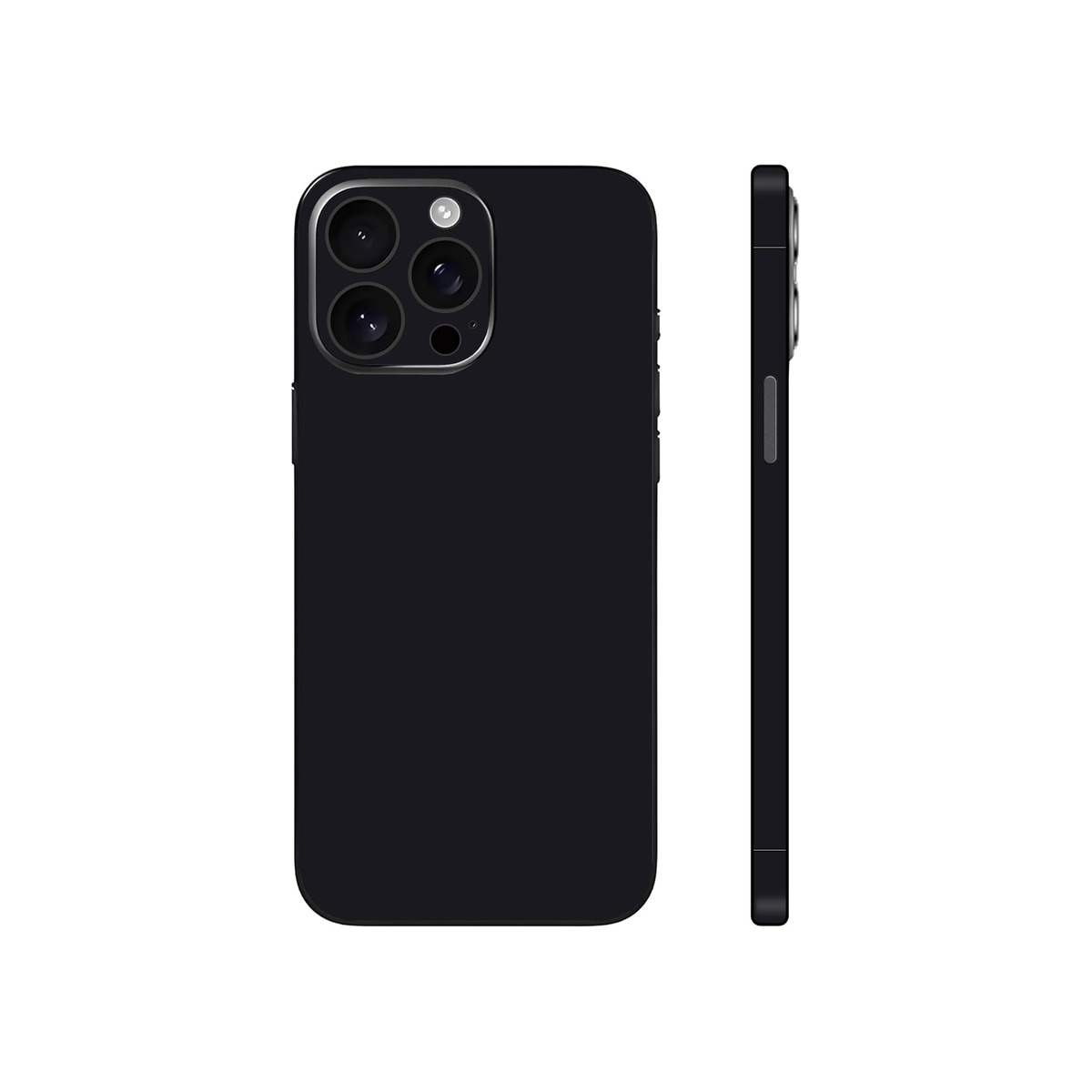 Skin Wrap Compatible with iPhone (Black, 13 Pro Max)-1 Skin Wrap Compatible with iPhone (Black, 13 Pro Max) - Image 1
