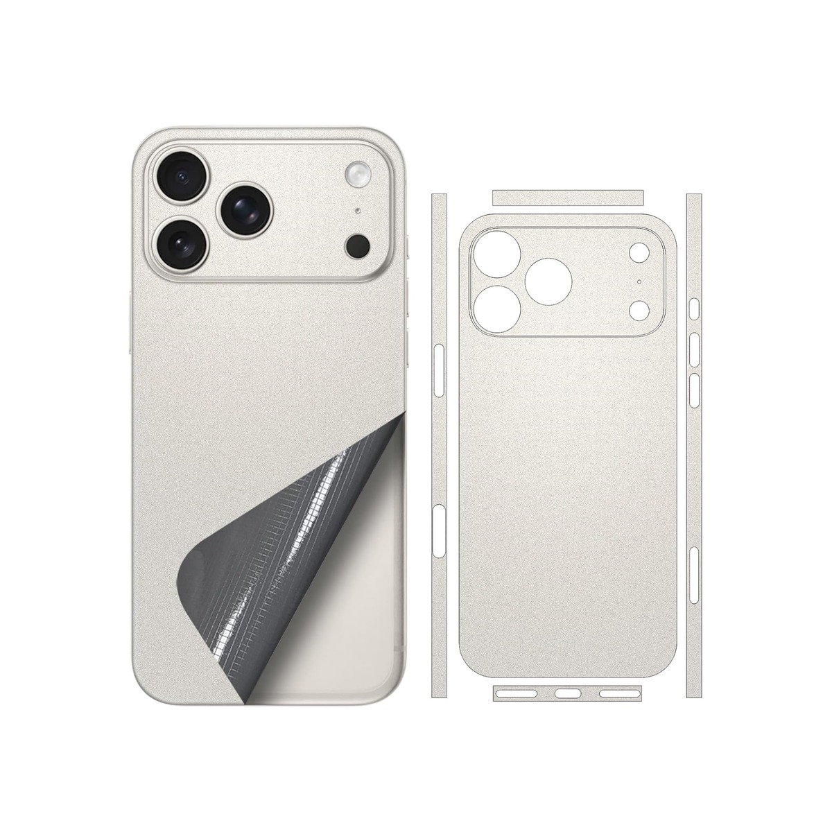 for iPhone 17 Pro Max Skin Wrap Using 3M Material Metallic Finish (B0FS2F6XXZ)-1 for iPhone 17 Pro Max Skin Wrap Using 3M Material Metallic Finish (B0FS2F6XXZ) - Image 1