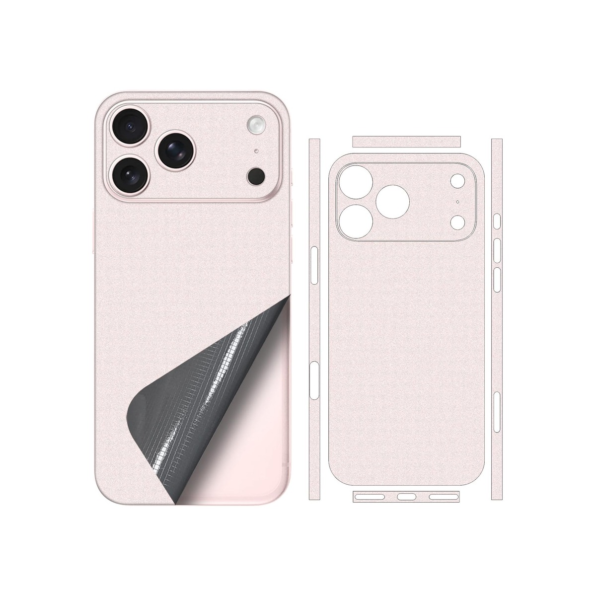 for iPhone 17 Pro Max Skin Wrap Using 3M Material Metallic Finish (B0FS2J7B11)-1 for iPhone 17 Pro Max Skin Wrap Using 3M Material Metallic Finish (B0FS2J7B11) - Image 1