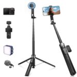 K&F CONCEPT 72" Selfie Stick for iPhone, Phone Tripod - Image 2
